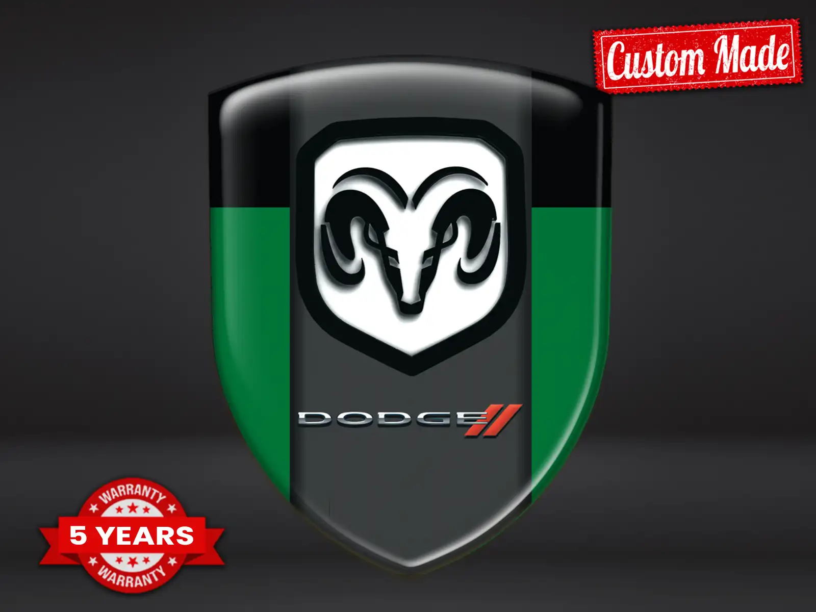 Dodge Windschutzsticker Limitiert Anpassbar Modern